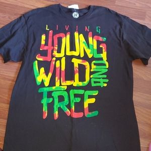 Young Wild amd Free Tee Size Large